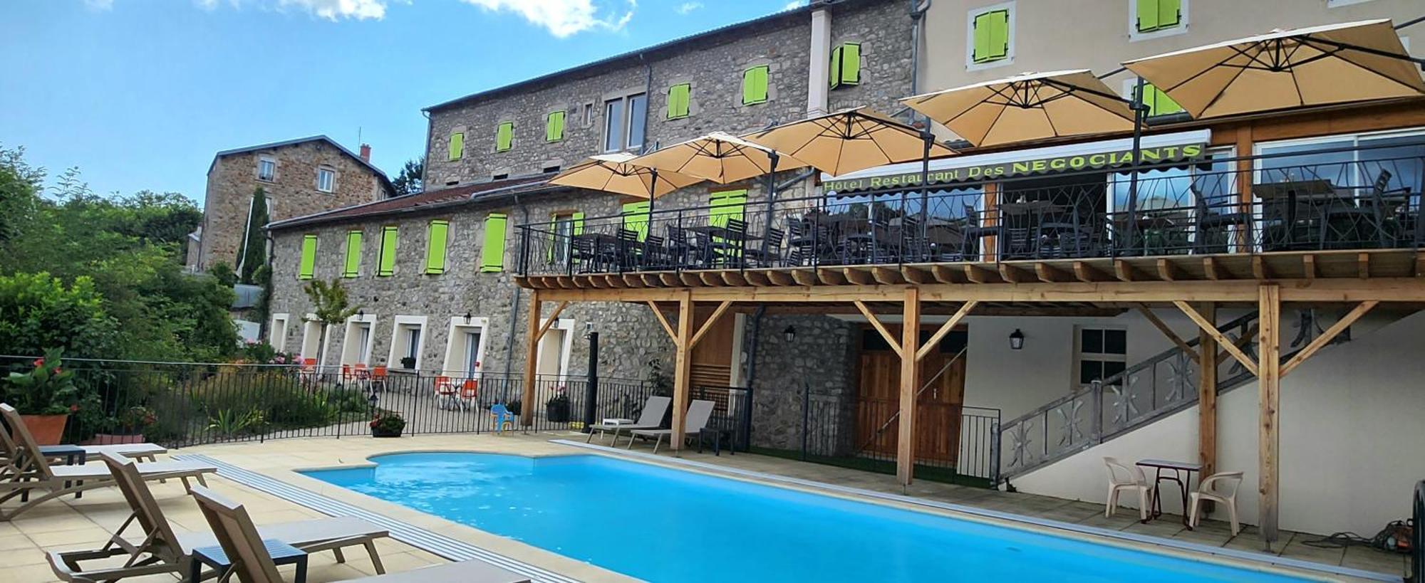 Hotel Des Negociants Lamastre Eksteriør billede